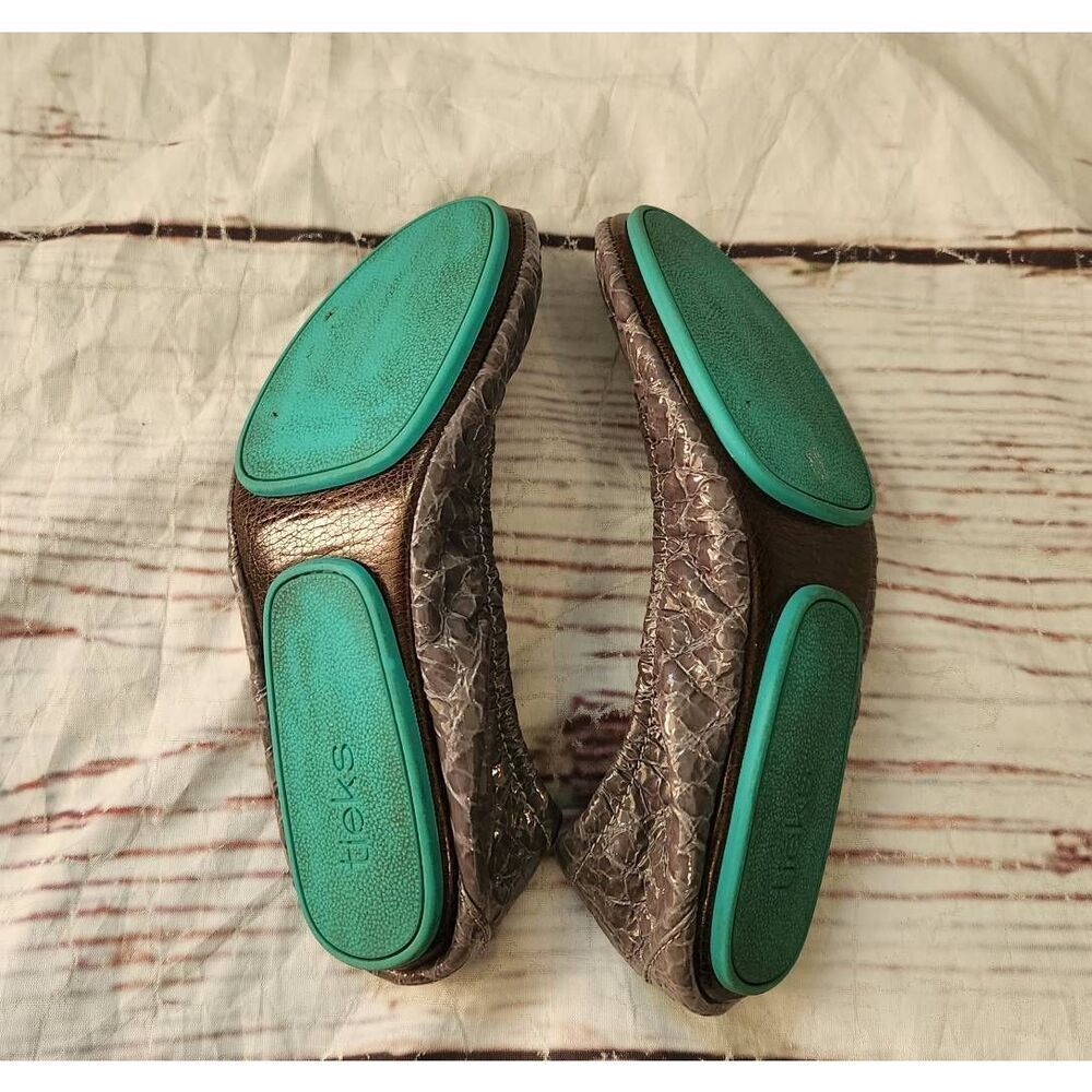 Tieks Slate Gray‎ Croc Size 7 - Picture 5 of 7